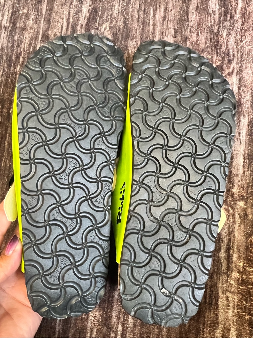 Birki’s by Birkenstock’s Lime Green Koala Clogs - Picture 6 of 7